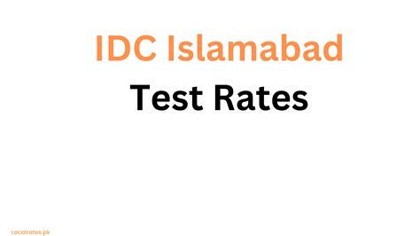 idc test rates list|Islamabad Diagnostic Center IDC Test Rate List 2024 [Catalogue].